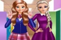 Anna e Elsa: De volta à escola