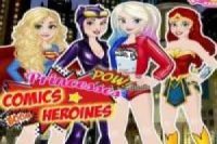 Vestir Princesas Disney de Superhéroes Marvel