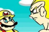 Animación: Mario Bros vs Vegeta