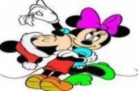 Malování Mickey a Minnie on-line