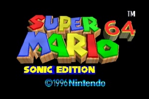 Super Mario 64 Édition Sonic
