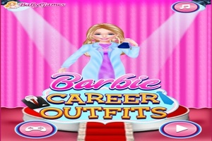 Barbie: roupas de corrida de moda