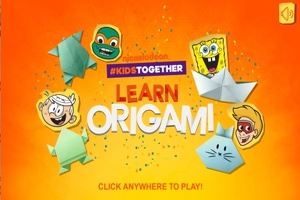 Leer origami met Nickelodeon