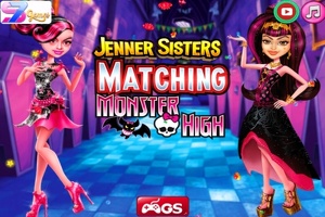أخوات جينر: يرتدين ملابس Monster High