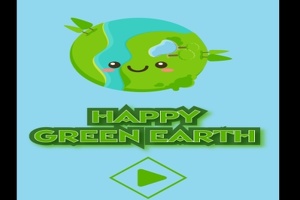 Gelukkige groene aarde