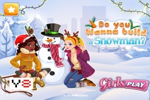 Одри и Ноэль исполняют снеговика