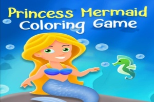 The little mermaid color paint