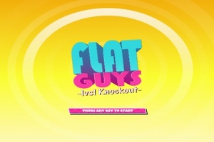 Flat Guys Knockout Game: 2 Players