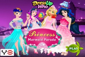 Mermaid Parade and Disney princesses