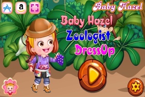 Baby Hazel Werkt in de leuke dierentuin