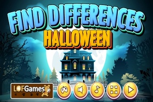Halloween-spil: find forskellene