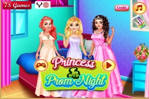 Sınıf partin için prensesleri giydir