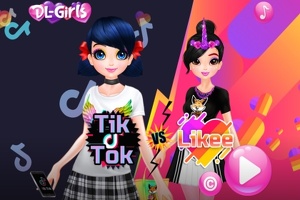 Ladybug: TikTok girls vs Likee girls