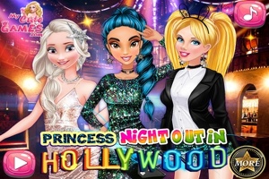 Aurora, Elsa og Jasmine: Nat i Hollywood