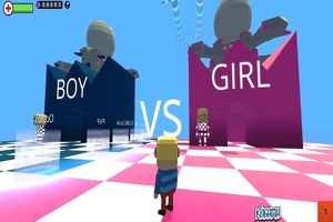 パルクール: 男の子 vs. 女の子