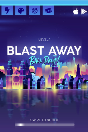 Blast Away: queda de bola