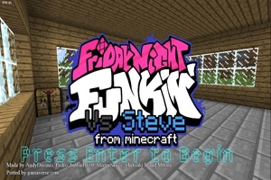 FNF VS Steve fra Minecraft