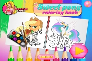 Sweet Pony: Album à colorier