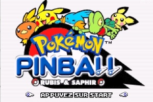 Rubin und Saphir Flipper Pokémon