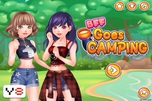 Princesses: Have fun at the campsite