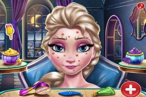 Elsa i skønhedssalonen