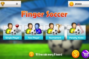 كرة قدم الاصبع