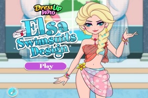 Diseño de traje de baño para Elsa