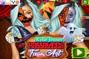 Kylie Jenner makeup for Halloween
