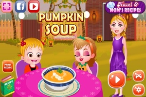 ベビーヘーゼル：かぼちゃのスープ