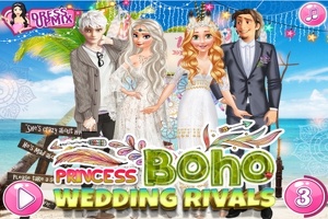Elsa and Rapunzel: Wedding Rivalry