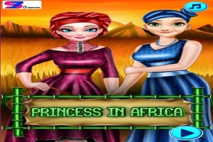 Princezny navštěvují Afriku