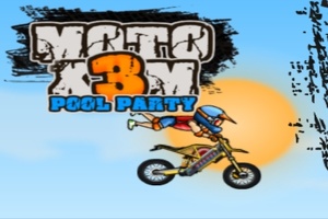 Moto X3M: вечеринка у бассейна