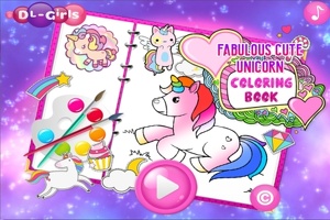 Fabulous Unicorns: Album à colorier