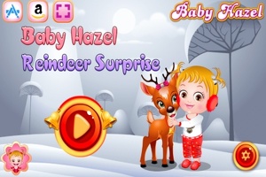 Bebê Hazel: renas do Papai Noel