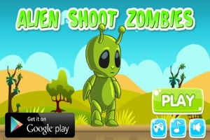 Shoot the alien zombies