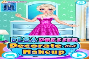 Prinsesse Elsa: udsmykning af hendes værelse og makeup
