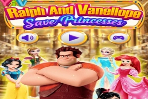 Vanellope en Ralph: Red Disney Prinsessen