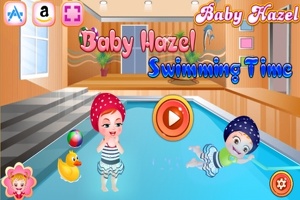 Малышка Хейзел: учись плавать