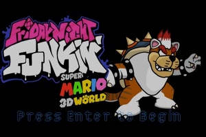 Pátek v noci Funkin Super Mario 3D World
