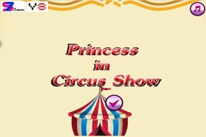Ziehe die Prinzessinnen des Zirkus an