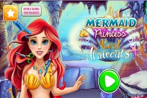 Princesse Ariel dans le salon de beauté
