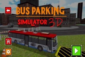 Parken Sie den 3D-Bus