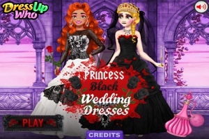 Disney Prinzessinnen: Schwarze Brautkleider