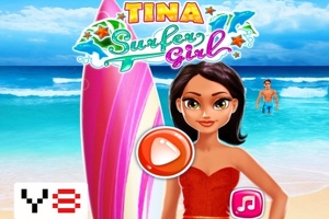 Tina the best surfer