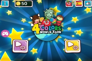 Multijogador da turnê mundial de quatro cores