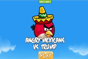 Angry Birds mexicanere VS Trump