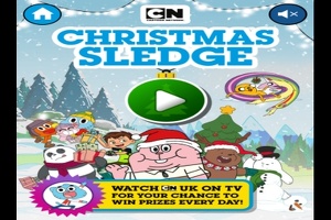 Christmas Sledge fra Cartoon Network
