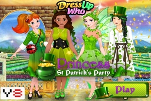 Disney Prinzessinnen feiern St. Patrick Tag