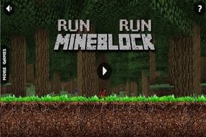 Minecraft-man rennen