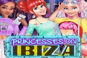 Disney-prinsesser på Ibiza